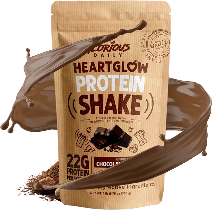 Glorious Daily HeartGlow chocolate shake