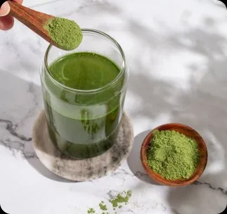 Matcha greens drink